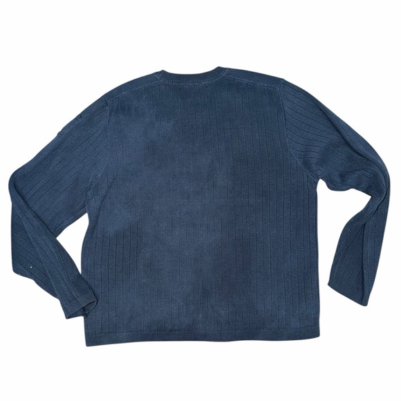 Abercrombie & Fitch Men’s Ribbed Knit Sweater XL Y2K Blue - Picture 5 of 5